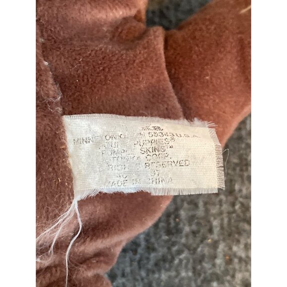 VTG Tonka Pound Puppies Dog Brown Miniature Plush Stuffed Animal Toy - Picture 11 of 11